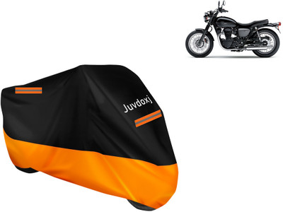 Juvdoxj Waterproof Two Wheeler Cover for Kawasaki(W800 BS6, Orange)