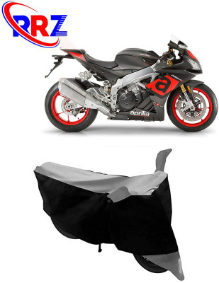 RRZ Waterproof Two Wheeler Cover for Aprilia(RSV4, Black, Grey)