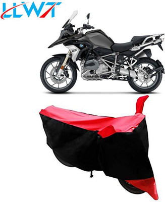 KPIND Waterproof Two Wheeler Cover for BMW(R 1200 GS, Black, Red)