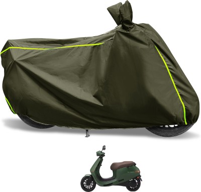 Euro Care Waterproof Two Wheeler Cover for Ola(Green)