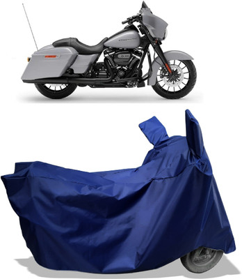 Amexride Two Wheeler Cover for Harley Davidson(Street Glide Special, Blue)