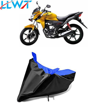 KPIND Waterproof Two Wheeler Cover for Honda(CB Twister, Black, Blue)