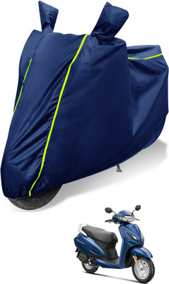 Auto Hub Waterproof Two Wheeler Cover for Honda(Activa 6G, Blue)