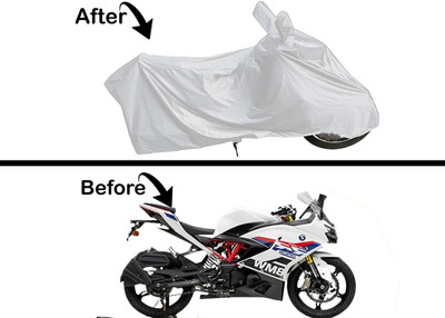 Archistylo Waterproof Two Wheeler Cover for BMW(G 310 R, Silver)