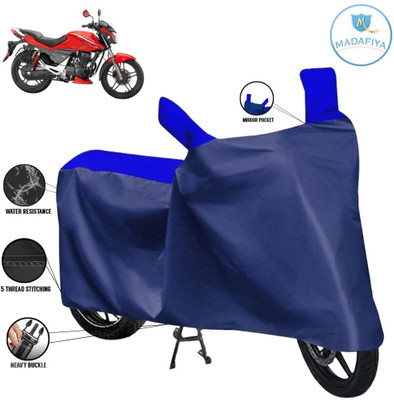 MADAFIYA Waterproof Two Wheeler Cover for Hero(Xtreme Sports, Blue, Multicolor)