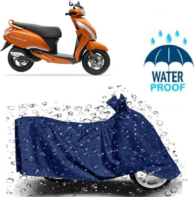 TENNYCER Waterproof Two Wheeler Cover for TVS(Jupiter 125, Blue)
