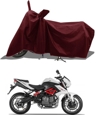 KANISHA ENTERPRISES Waterproof Two Wheeler Cover for Benelli(TNT 600i, Maroon)