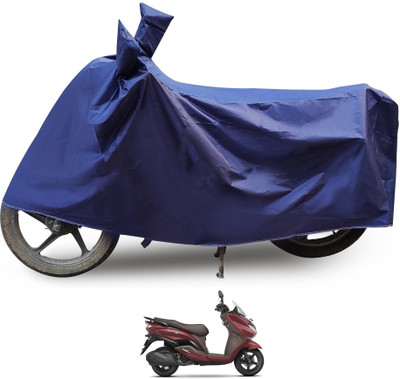 MOCKHE Two Wheeler Cover for Suzuki(Burgman Street, Blue)