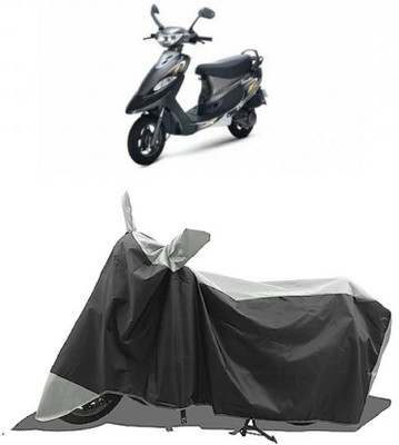 GROFATIK Two Wheeler Cover for TVS(Pep Plus BS6, Grey)