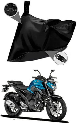 KEDIT Two Wheeler Cover for Yamaha(FZ-25, Black)