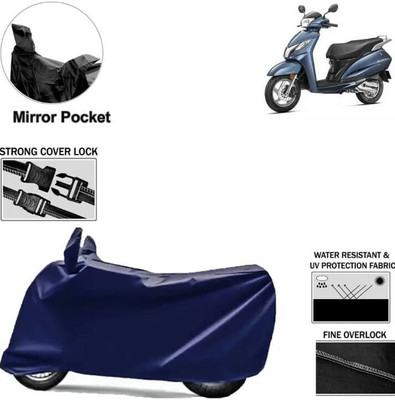 DeepShakshi AUTOMOTIVE Waterproof Two Wheeler Cover for Hero(1200 Custom, Blue)