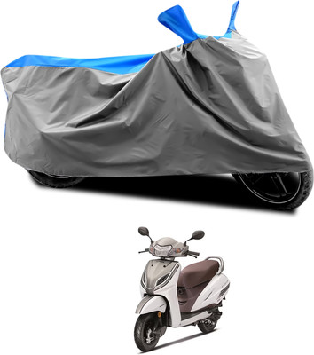 CODOKI Waterproof Two Wheeler Cover for Honda(Activa 5G, Grey, Blue)