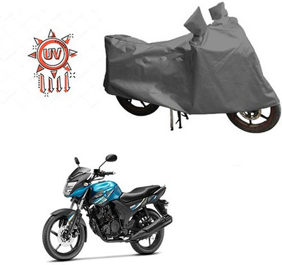 DeepShakshi AUTOMOTIVE Waterproof Two Wheeler Cover for Yamaha(SZ-RR, Grey)