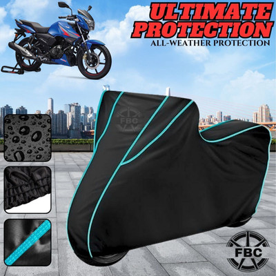 AUTOCAD Waterproof Two Wheeler Cover for TVS(Apache RTR 160, Black)
