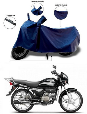ANTHUB Waterproof Two Wheeler Cover for Hero(Splendor I Smart, Blue)