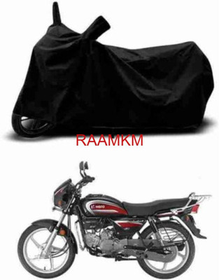 RAAMKM Two Wheeler Cover for Hero, Honda, Bajaj, Ather, TVS, Yamaha(Black)