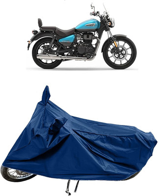 WMIZEXA Waterproof Two Wheeler Cover for Royal Enfield(Meteor 350, Blue)