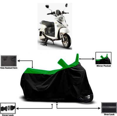 Amexride Two Wheeler Cover for Evolet(Polo, Green)