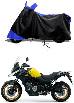 GROFATIK Two Wheeler Cover for Suzuki(V Strom 650, Blue)