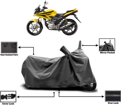 Amexride Two Wheeler Cover for Honda(CBF Stunner, Grey)