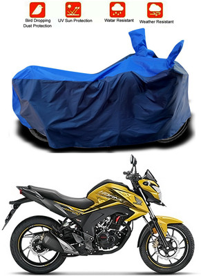 Furious3D Two Wheeler Cover for Honda(CB Hornet 160R, Blue, Blue)