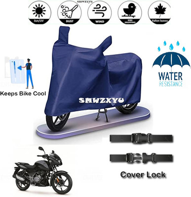 smwzxyu Waterproof Two Wheeler Cover for Bajaj(Pulsar 125, Blue)