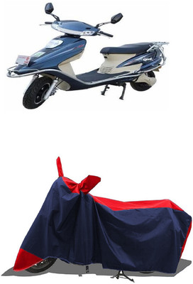 SUGASHRI Waterproof Two Wheeler Cover for Tunwal(Sport 63 60V, Red, Blue)