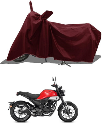 DeepShakshi AUTOMOTIVE Waterproof Two Wheeler Cover for Honda(CBF, Maroon)