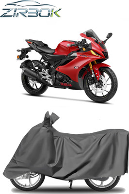 ZIRBOK Waterproof Two Wheeler Cover for Yamaha(YZF R15, Grey)