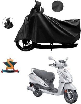 SIDOCYKON Two Wheeler Cover for Universal For Bike(Black)