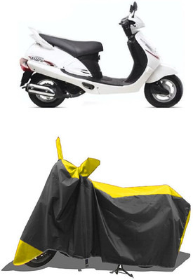 SUGASHRI Waterproof Two Wheeler Cover for Mahindra(Duro DZ, Yellow, Black)