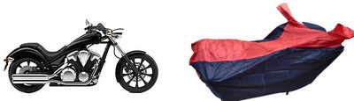 malti Two Wheeler Cover for Honda(VT 1300CX, Red, Blue)