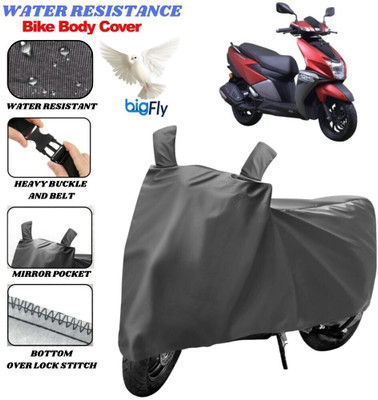 BigFly Two Wheeler Cover for TVS(NTORQ, Grey)