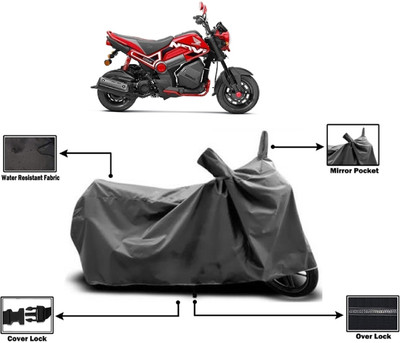 Amexride Two Wheeler Cover for Honda(Navi, Grey)