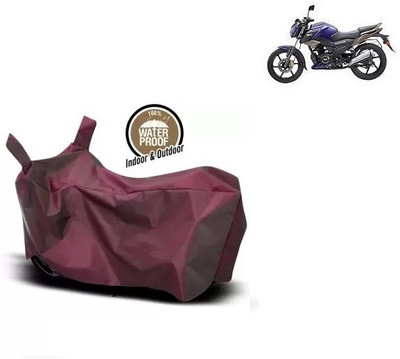 OliverX Waterproof Two Wheeler Cover for TVS(Raider, Maroon)