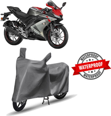 AutoRash Two Wheeler Cover for Yamaha(YZF R15 V3.0, Grey)