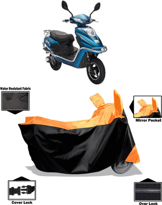 Amexride Two Wheeler Cover for Tunwal(Sport 63 48V, Orange)