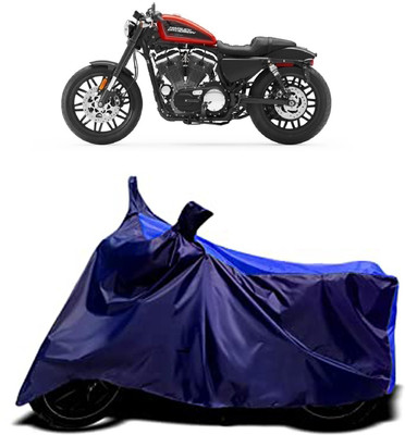 VESMEI Two Wheeler Cover for Harley Davidson(Roadster, Blue)