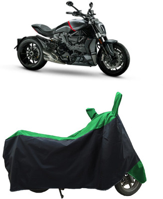 Coxtor Waterproof Two Wheeler Cover for Ducati(XDiavel, Green)