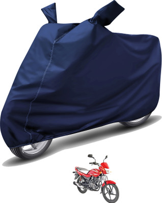 Auto Hub Waterproof Two Wheeler Cover for Bajaj(Platina 100, Blue)