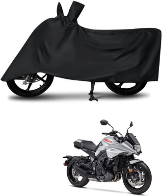 KEDIT Two Wheeler Cover for Suzuki(Katana, Black)