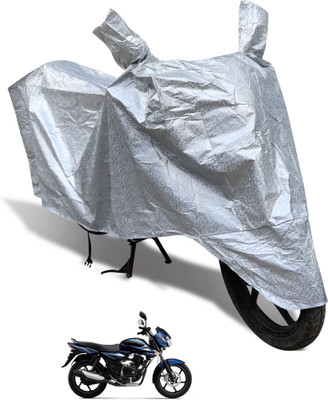Euro Care Waterproof Two Wheeler Cover for Bajaj(Discover 135, Silver)