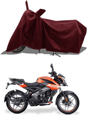 AutoGalaxy Waterproof Two Wheeler Cover for Bajaj(Pulsar NS125 BS6, Maroon)