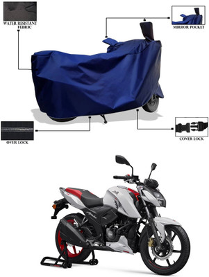 CODOKI Waterproof Two Wheeler Cover for TVS(Apache RTR 160, Blue)