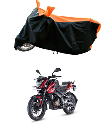 DeepShakshi AUTOMOTIVE Waterproof Two Wheeler Cover for Bajaj(Pulsar NS 200, Orange)