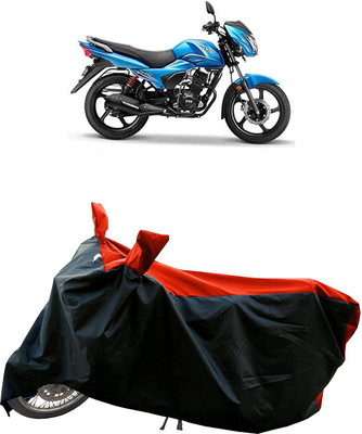 KEDIT Two Wheeler Cover for TVS(Victor, Red, Black)