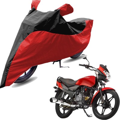 RiderShine Two Wheeler Cover for LML(Freedom LS, Red, Black)