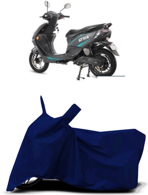 VESMEI Two Wheeler Cover for Hero(Electric Atria, Blue)
