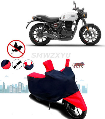 smwzxyu Two Wheeler Cover for Royal Enfield(Hunter 350, Red)
