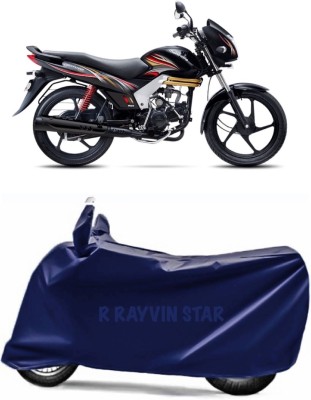 R Rayvin Star Two Wheeler Cover for Mahindra(Centuro, Blue)